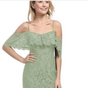 Azazie Sage Green Bridesmaid/formal dress